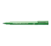 Staedtler Metallic Marker 8323 - Marqueur Métallique Vert Pointe 1, 2 Mm | Pointe ronde en fibre de 1 à 2 mm, couvrante sur les papiers clairs et foncés - effaçable - Réf. 8323-553