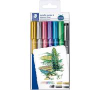 Staedtler Metallic pen 6 ST & 1 pigment liner