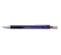 Staedtler Micro 775 Porte-mine technique 0,5 mm rechargeable Corps plastique Bleu grip caoutchouc Lot de 10