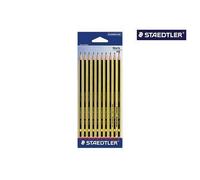 Staedtler Crayons à papier Noris 120 HB en bois haute qualité – étui blister 10