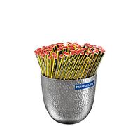 STAEDTLER Noris 120 Crayon HB présentoir de 144 pièces hexagonal | En bois recyclé, surface antidérapante, résistant à la rupture - Réf. 120 BT1