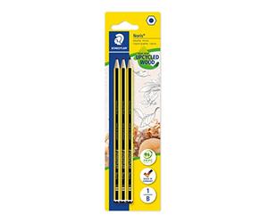 Staedtler Noris 120, Crayons Graphites Extrêmement Résistants, Pack De 3 Crayons B 2 Mm, Pour Écriture, Dessin Et Croquis, 12-1Bk3Da