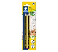 Staedtler Crayons graphite Noris 120 – Extrêmement résistants – Pack de 3 (B/HB/H)