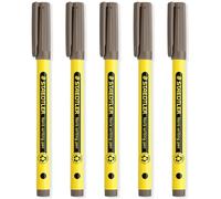STAEDTLER Noris 307 Stylo d'écriture - Largeur de trait 0,6 mm - Idéal pour l'école, le travail, le bureau, etc. (Sépia chaud)