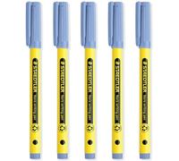 STAEDTLER Noris 307 Stylo d'écriture - Largeur de trait de 0,6 mm - Idéal pour l'école, le travail, le bureau, etc. Bleu Delft