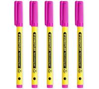 STAEDTLER Noris 307 Stylo d'écriture manuscrite Largeur de trait 0,6 mm Idéal pour l'école, le travail, le bureau, etc Magenta