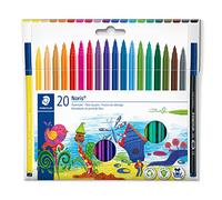 Staedtler - Noris 326 - Etui Carton 20 Feutres Coloriage Pointe Moyenne 1 mm Assortis - 326 C20
