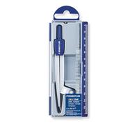 Staedtler Noris 550, Compas scolaire de précision avec attache-compas universelle intégrée pour crayon à papier, Idéal pour le traçage à l'école et adapté pour les enfants, 550 55