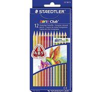 Staedtler - Noris Club 127 - Etui Carton 12 Crayons de Couleur Triangulaires Assortis