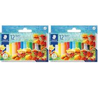 Staedtler - Noris Club - Pack de 12 Craies pastels à l'huile - Assortis