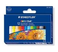 Staedtler - noris club - pack de 12 craies pastels à lhuile - assortis 241 nc12 G