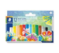 Staedtler - Noris Club - Pack de 12 Craies pastels à l'huile jumbo - Assortis