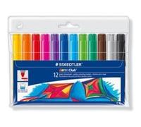 STAEDTLER NORIS CLUB POCHETTE DE 12 FEUTRES DE COLORIAGE G
