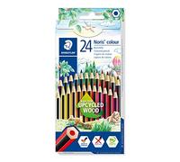 Noris® colour 185 - Etui carton double couche 24 crayons de couleur WOPEX® assortis