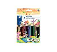 Staedtler Noris Colour 185 Crayon De Couleur Couleurs Assorties Pack De 18