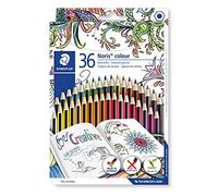 Staedtler Noris Colour 185 - Etui Carton Double Couche 36 Crayons De Couleur Wopex Assortis - Adult Colouring
