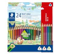 Staedtler Crayon de couleur Noris 187 C18P1 triangulaire – 1 set