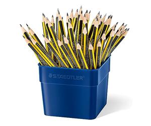 STAEDTLER Noris Eco 183 - Pot 48 Crayons Graphite Triangulaires Wopex Hb