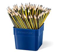 STAEDTLER Noris Eco 183 - Pot 72 Crayons Graphite Triangulaires Wopex Hb