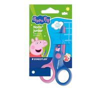 Staedtler Ciseaux pour enfants Noris junior Peppa Pig – sécurité à bouts arrondis, compacts