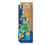 STAEDTLER Noris Junior Ensemble de pinceaux synthétiques Couleurs Assorties Tailles Assorties