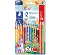 STAEDTLER Noris triplus Jumbo Crayon de couleur 10+2 Set triangulaire