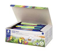 Staedtler Feutres Noris 326 – Pack de 100 unités assortis multicolores pour enfants