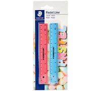 Staedtler Pastel Line - Blister 2 Règles Graduées Assorties Couleurs Aléatoire
