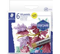 STAEDTLER Pastels à l'huile métalliques étui carton 6 pièces