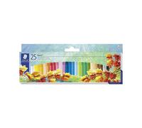 STAEDTLER Pastels à l'huile "Noris Club", 25 couleurs 241 NC25