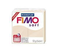 STAEDTLER Pâte a modeler a cuire Fimo Soft bloc 56 g sahara