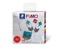 Coffret Fimo - FIMO - Bijoux DIY - Effet Cuir - Kit Créatif - Pâte Polymère