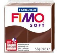 Staedtler pâte a modeler fimo soft 56g marron chocolat Marron G