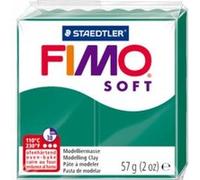 Staedtler pâte a modeler fimo soft 56g vert émeraude Vert G