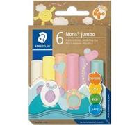 Staedtler Pâte à modeler Plastiline Noris Jumbo 6 couleurs G