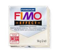 Staedtler Pâte Fimo Effet Mère de Pearl (08) Effet Pâte Fimo polymère argile modelage moulé Bloc four Bake couleur 56 g (Lot de 1)