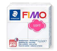 Staedtler Pâte Modeler Fimo Soft Coloris Blanc Pain 56 g, Blanc, 57 g
