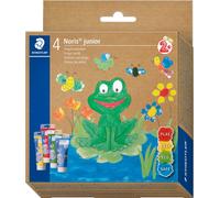 Autres jeux créatifs STAEDTLER Noris Club 8801 - Peinture au doigt - rouge, bleu, vert, jaune - 100 ml (pack de 4)