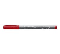 Staedtler - PIGMENT ART - Brush 371 - Feutre - Pointe pinceau - Couleur rouge carmin - Lot de 10-371-29