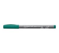 Staedtler - PIGMENT ART - Brush 371 - Feutre - Pointe pinceau - Couleur vert sapin - Lot de 10-371-539