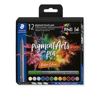 Staedtler pigment brush pen Nature Colour 371 C12-3 Stylo feutre fin coloré, naturel 12 pc(s)