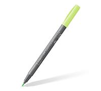 STAEDTLER - Pigment Art - Pigment brush 371 - Feutre pointe pinceau vert citron - 371-530