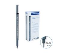 Staedtler - Pigment Liner 308 06-9 Stylo Pointe Fine - 0,06 Mm - Paquet De 10 Pcs