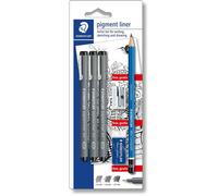 STAEDTLER pigment liner 308 Ensemble de crayons et marqueurs fins