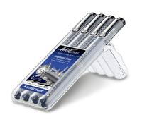 Staedtler Stylo feutre fin 308 WP4 noir – 0,1/0,3/0,5/0,7 mm – 4 pièces