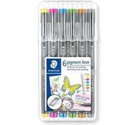 STAEDTLER PIGMENTLINER BOX 0.3MM - 6 KLEUREN-2019 G