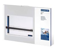 Staedtler Planche à dessin A3 en plastique anti-choc, Indéformable et lavable, Avec règle parallèle et fixe-support