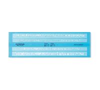 STAEDTLER Pochoir d'écriture Mars® 572 FL bleu