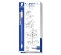 Staedtler Porte-mine graphite pour mines B, diamètre de la mine 0,5 mm, Lot de 10 porte-mine, 777