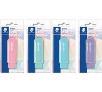 STAEDTLER Radierer mit Schiebehülle Pastell